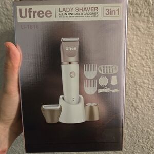Ufree Bikini Trimmer Electric Razors for Women, Rechargeable Pubic Body Hair